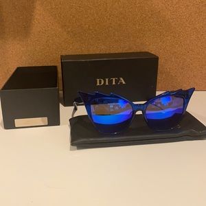 Dita Blue Hurricane Designer Sunglasses 22025-C-BLU-59